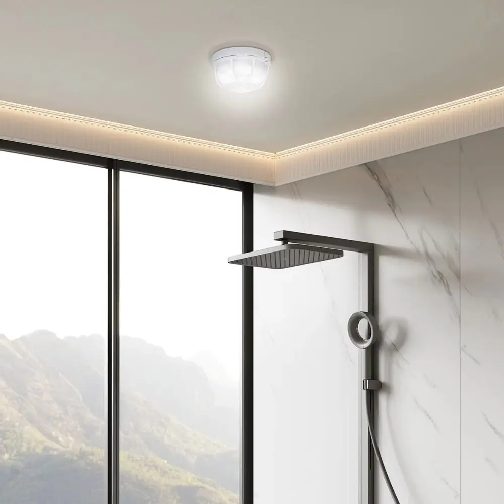 Waterproof Explosion-Proof Lamp Die-cast Aluminum Moisture Explosion-proof Ceiling Lamp IP65 Dustproof Frosted Glass Sauna Lamp