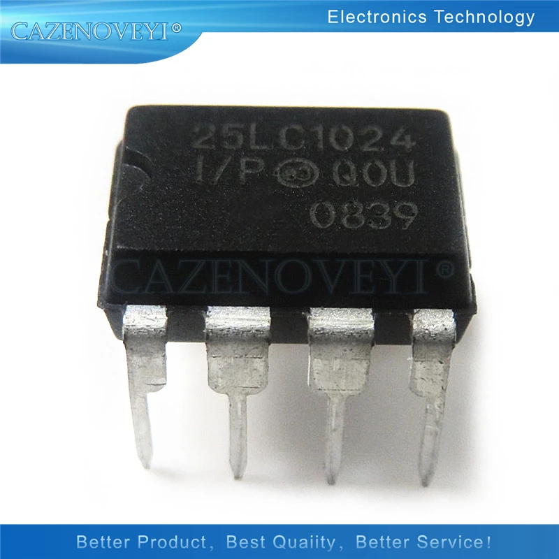 

10pcs/lot PIC25LC1024-I/P 25LC1024-I/P 25LC1024 I/P DIP-8 In Stock