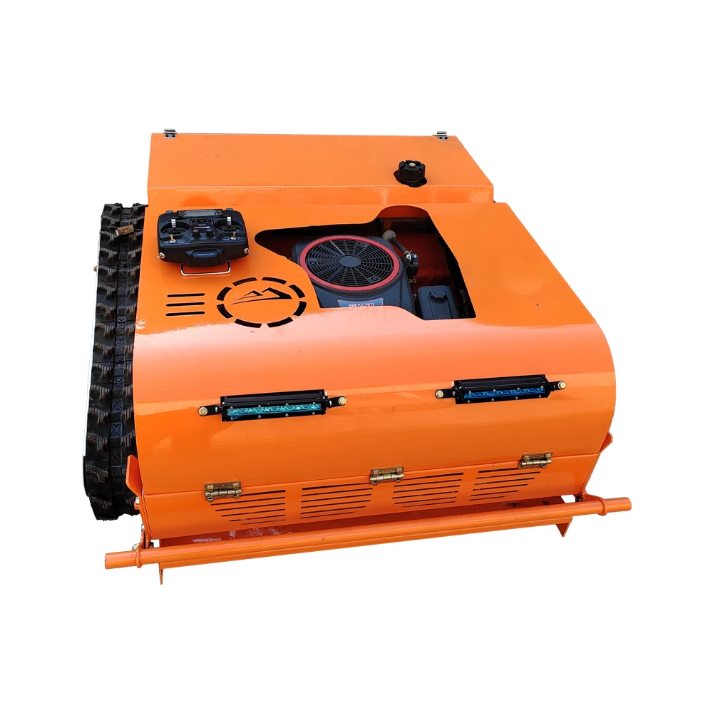 Multifunctional Remote Control Crawler Lawn Mower,Small Lawn Mower For Wasteland Mower On Road Slope