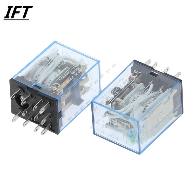 1 PCS Micro Mini Relay HH53P MY3NJ MY3 11-Pin DC AC 12V 24V 36V 110V 220V 380V Coil General Purpose Intermediate Electromagnetic