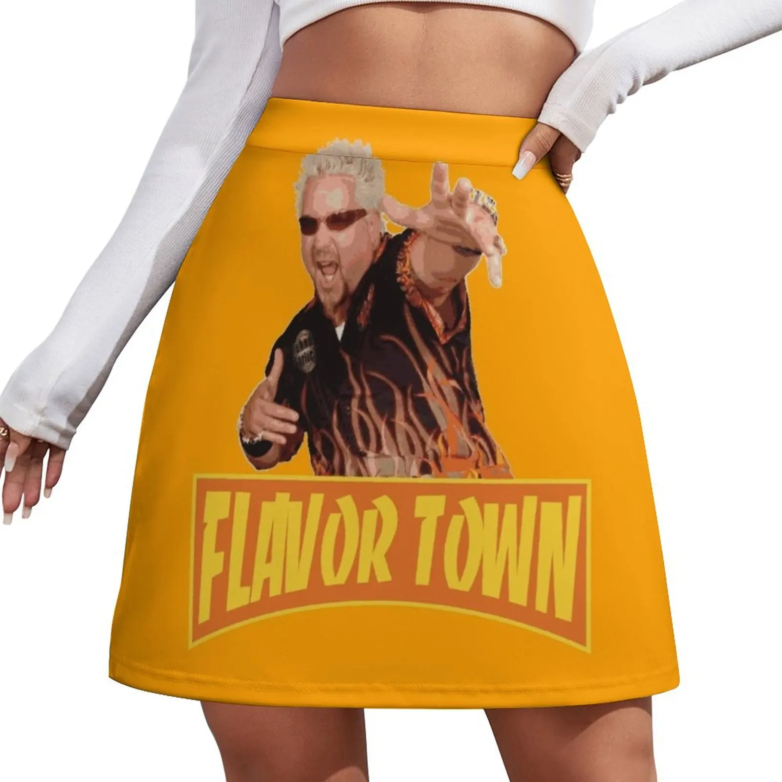 

FLAVOR TOWN USA - GUY FlERl Mini Skirt modest skirts for women new in dresses sexy skirt 90s aesthetic Mini Skirt