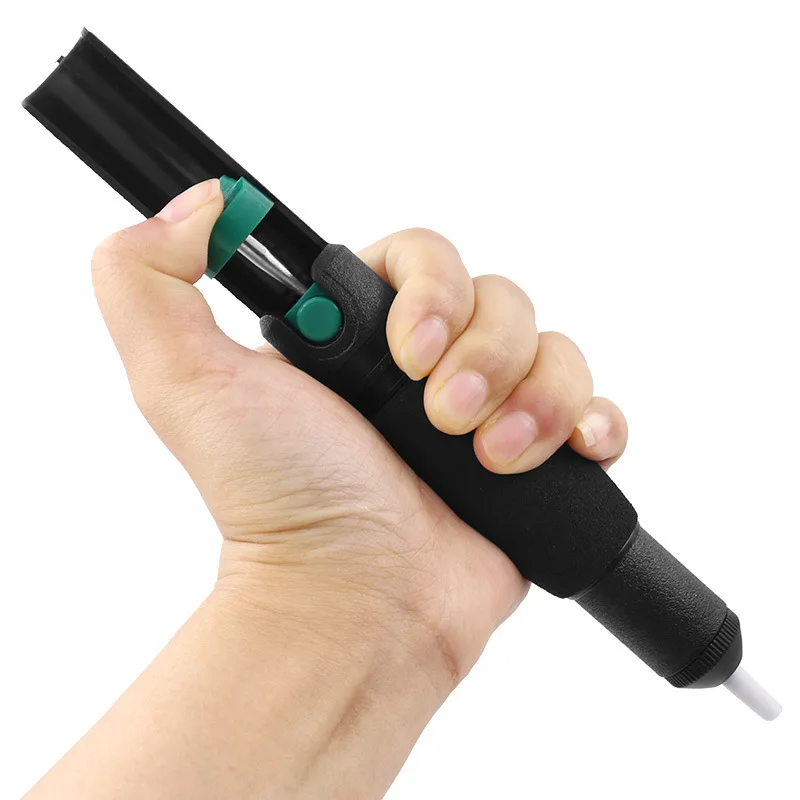 Suction Tin Vacuum Soldering Iron Desolder Gun Plastic Powerful Desoldering Pump Soldering Sucker Pen Removal Hand Welding Tools