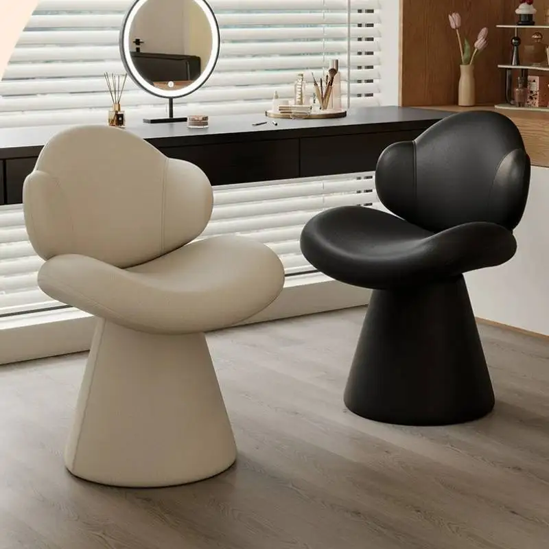 Upgrade Black Makeup Vanity Chair Modern Nordic Designer White Makeup Vanity Chair Luxury Sillas De Tocador Furniture Home