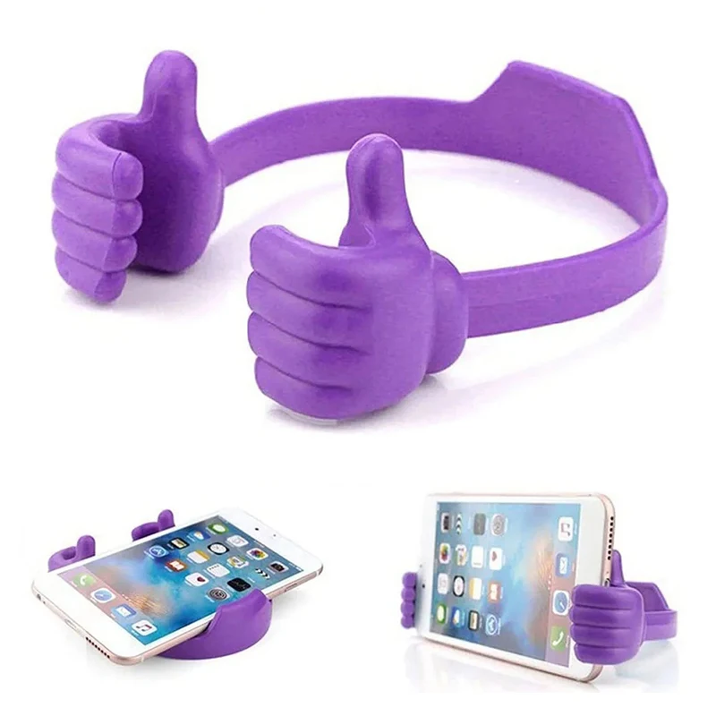 

Держатель для телефона с большим пальцем вверх Ленивая подставка для большого пальца для мобильного телефона Портативная эластичная креативная универсальная подставка для мобильного телефона iPad Кронштейн для телефона