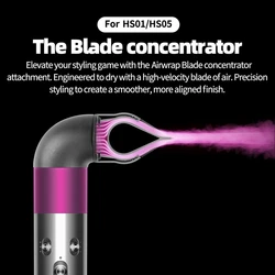 Precision Styling Nozzle+Cylinder Comb For Dyson Airwrap HS05 HS01 Curling Iron Nozzle Drying And Styling Attachment