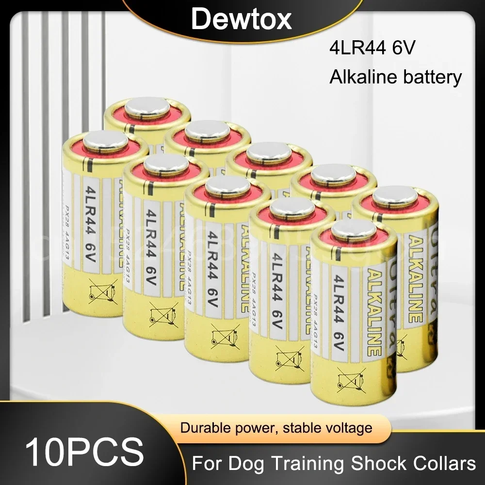 10PCS 6V 4LR44 150mAh Dry Alkaline Battery Primary Cell GP476 K28 V28 PX28AB L1325 1414A V4034PX PX28L K28L for Security Alarms