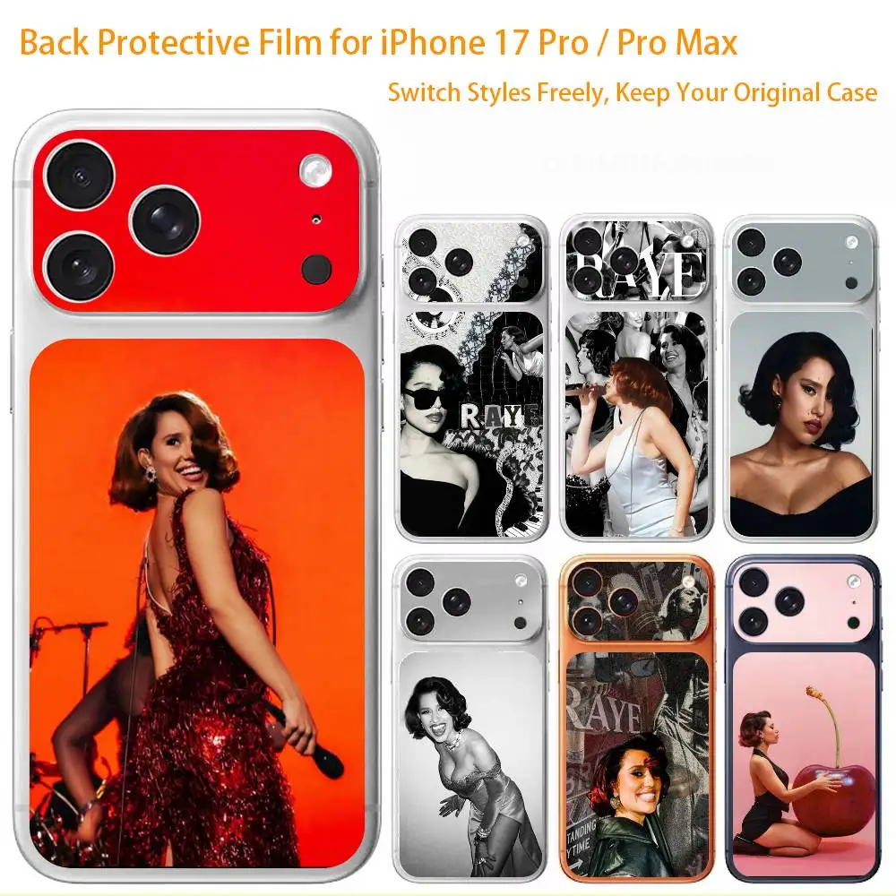 

Singer R-RAYE 3D Full Body Skin Decal for iPhone 17/Pro/Pro Max Color Rear Protective Sticker