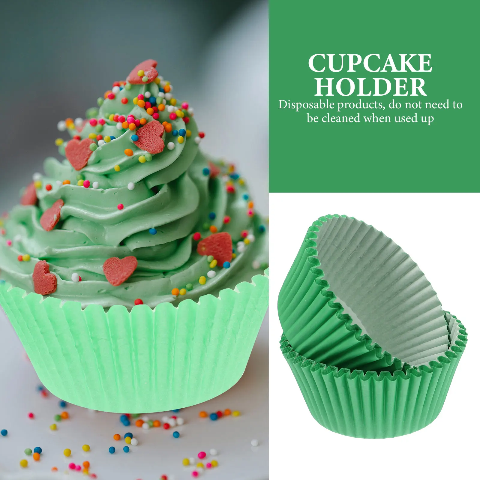

100 Pcs Colorful Oil Paper Cups Muffin Liners Papers Baking Filling Cupcake Cupcakes Baby