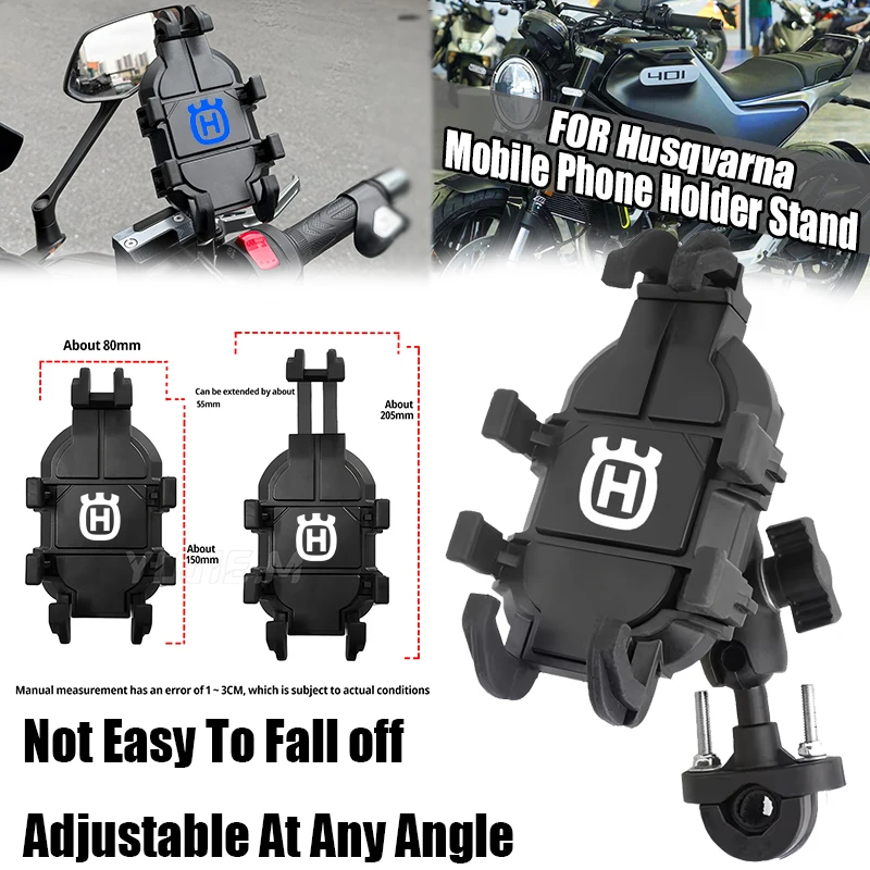 

Держатель для мобильного телефона и GPS-навигатора для мотоциклов Svartpilen Vitpilen 401, Husqvarna 701 Supermoto Enduro Norden 901