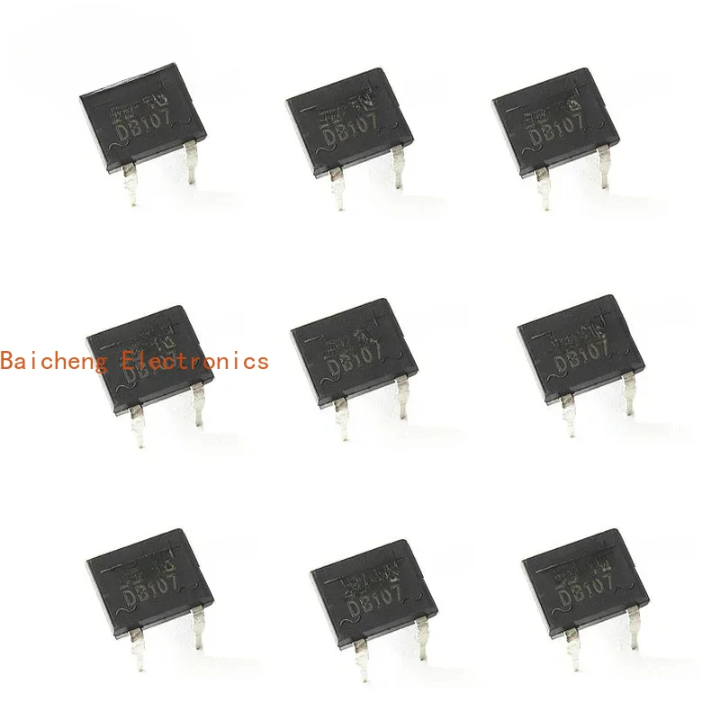 100PCS DB107 Diode Bridge 1A 1000V DIP4 Single Phases Diode Rectifier Bridges Electronica Componentes