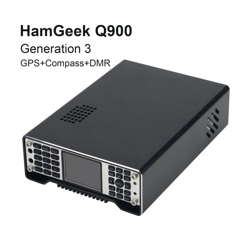 HamGeek Q900 V4.0 100KHz-2GHz SDR Radio SDR Transceiver with Compass GPS DMR Modules