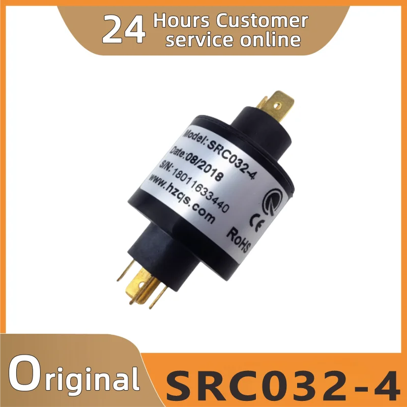 

New SRC032-4 direct connected conductive slip ring replaces mercury slip ring.