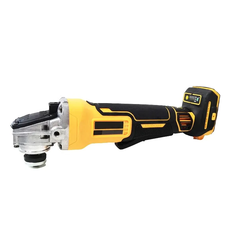 Imagem -04 - Brushless Angle Grinder Fit para Dewalt Gears Cordless Grinding Machine Ferramenta de Corte para Madeira 18v Bateria 20v 100 125 mm