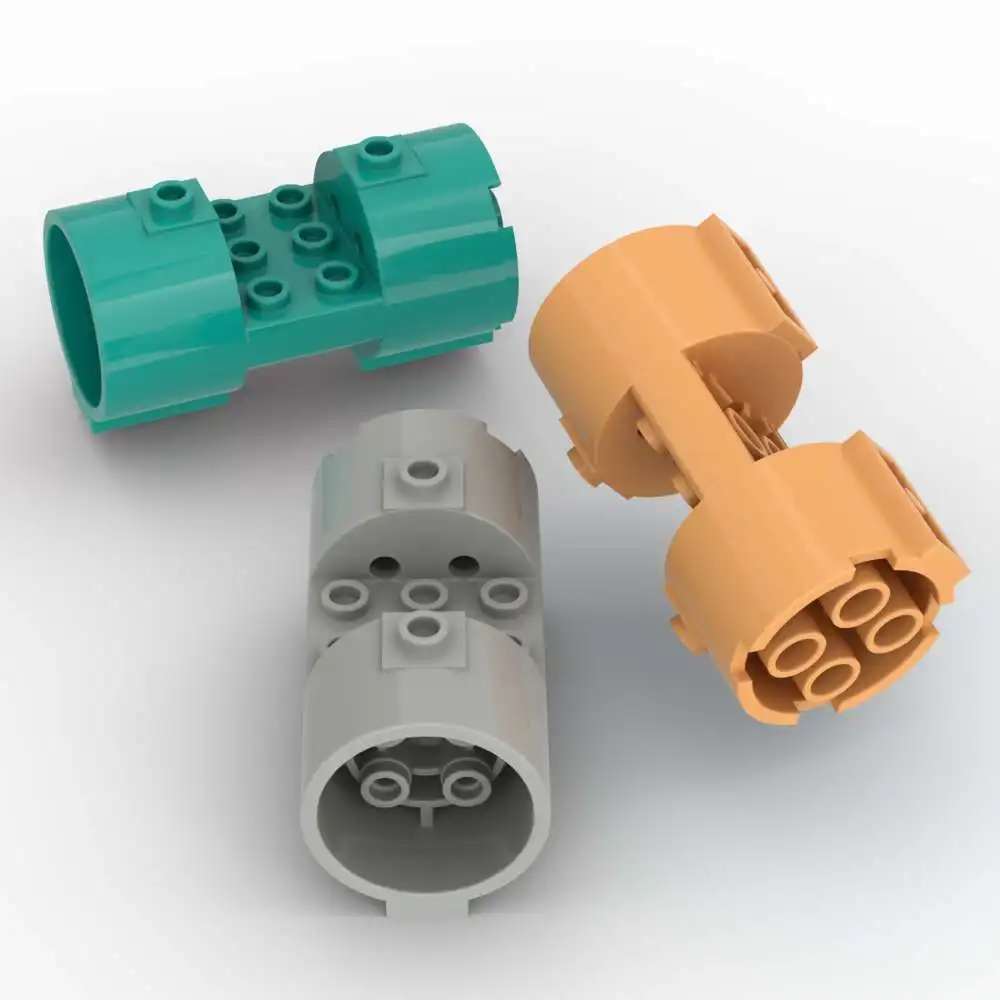 

MOC 1PCS 30360 2/3 Square Studs Brick 93168 Cylinder 3x6x2 Substitutable Building Block Diverting Toys Adults Boys Holiday Gifts