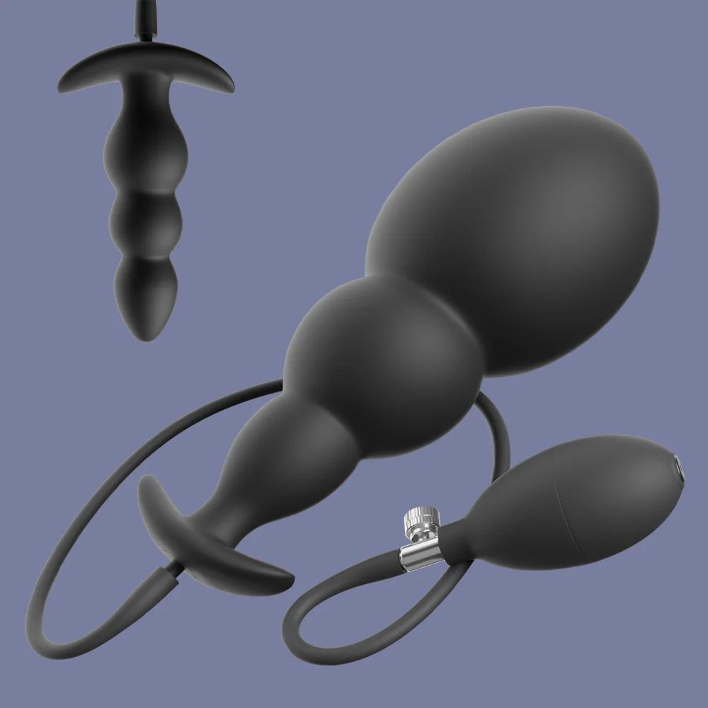 Expand Inflatable Anal Plug Huge Buttplug Big Anus Dilators Stimulate Sex Toys For Women Men Adult Masturbator Prostate Massager