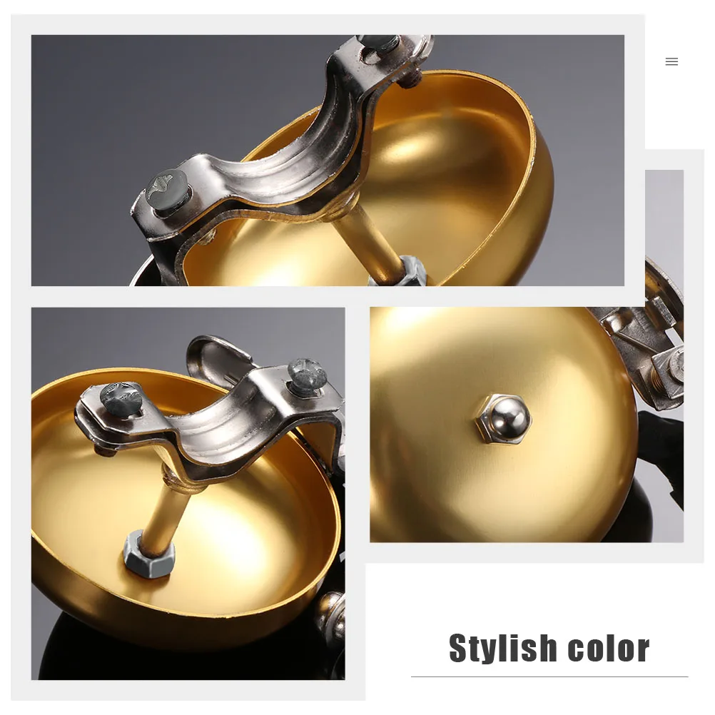 

2pcs Bell Mountain Bike Bell Bicycle Handlebar Mountain Bells Golden Copper for Bikes Compatible Standard Handlebars