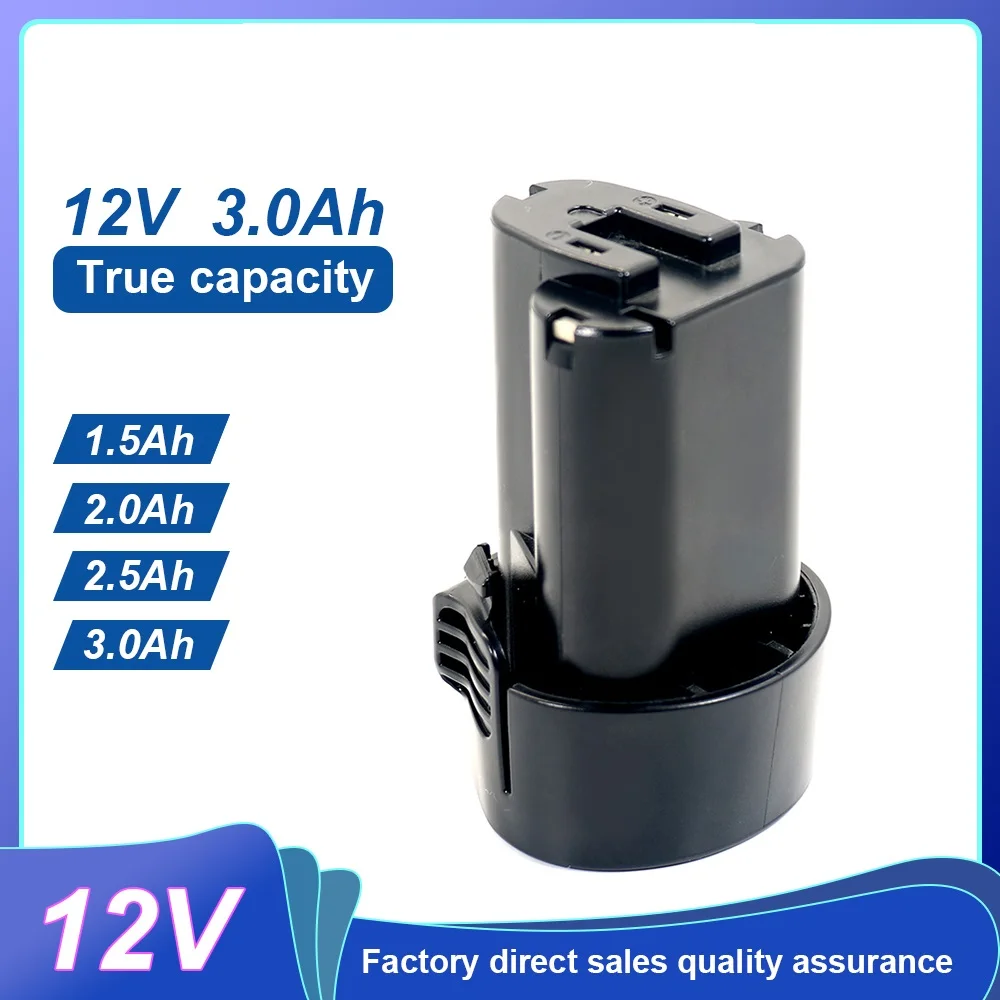 

HOT SALE 12V Lithium Li-ion Battery For MAKITA Electric Drill Power Tools Electric Screwdriver Rechargeable Batteries