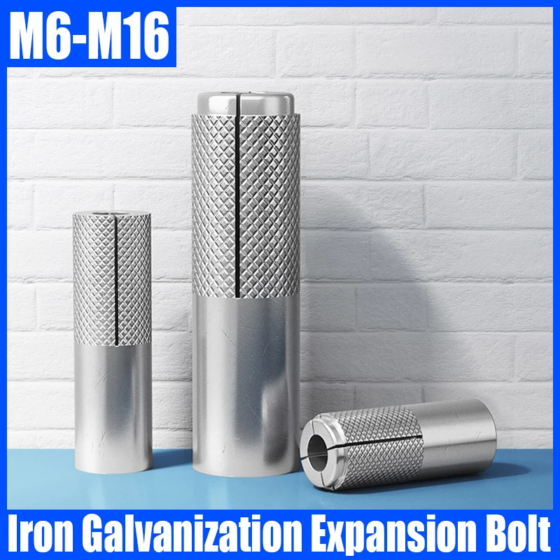 M6 M8 M10 M12 M16 Iron Galvanization Expansion Bolt Expansion Screw Top Burst Blasting Gecko Flat Burst Screw Expansion Anchor