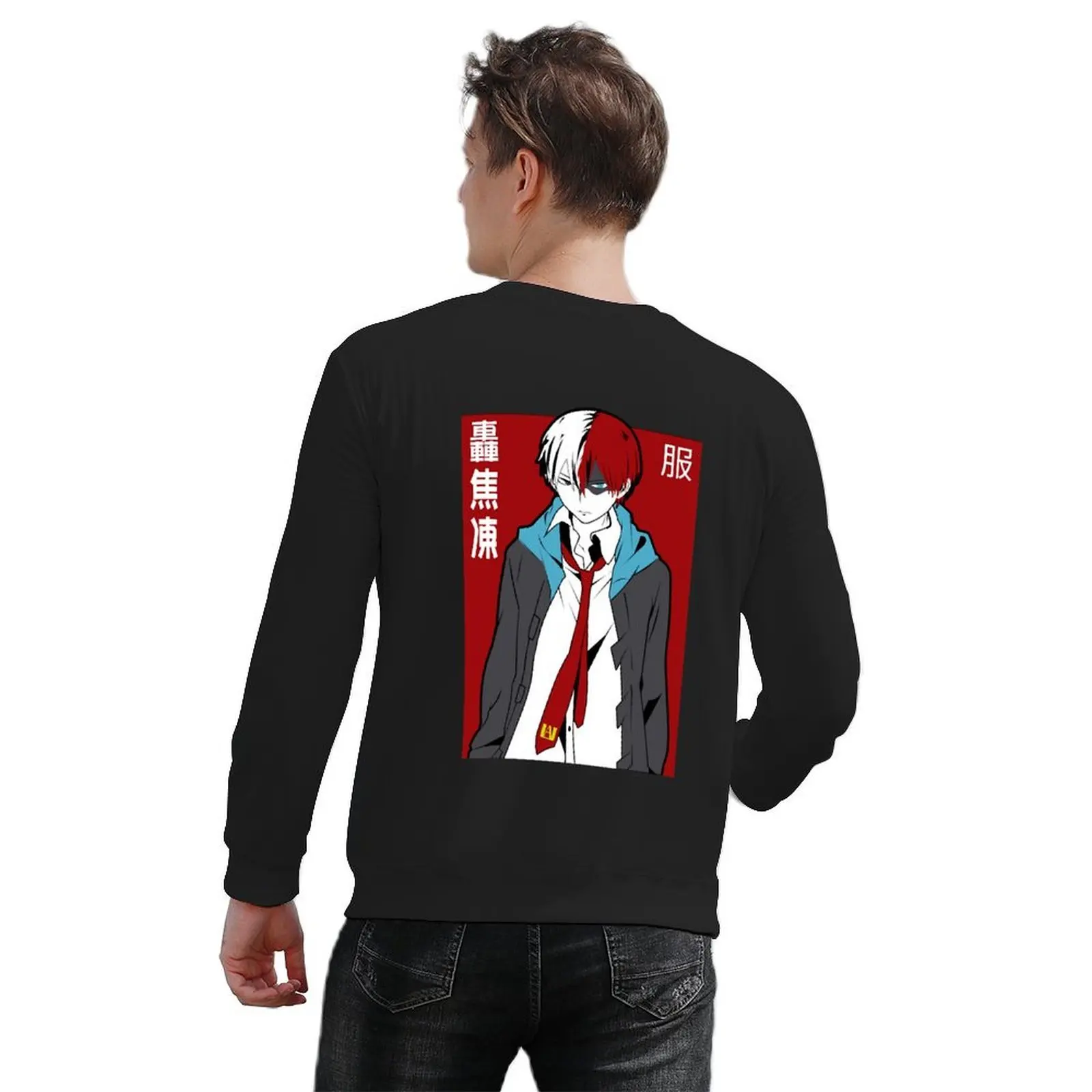 Todoroki My Hero Pullover men's autumn clothes fashion men tracksuit winter clothes sweatshirts men