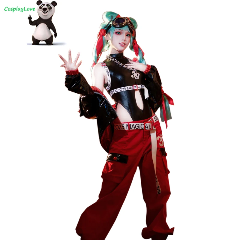 

CosplayLove 2023 Miku Cosplay Costume Newest Cute Dress For Women Halloween Christmas Gift