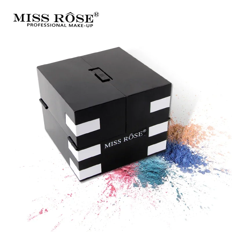 Miss Rose 142 Colors Matte Eye Shadow Palette Glitter Waterproof Shimmer Eyeshadow Brighten Long Lasting Luminous Makeup Natural