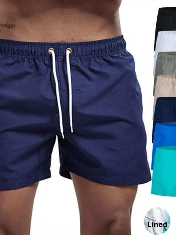 

Свободные однотонные шорты-бриджи для пляжа и отдыха, повседневные летние брюки для молодежи с эластичным поясом