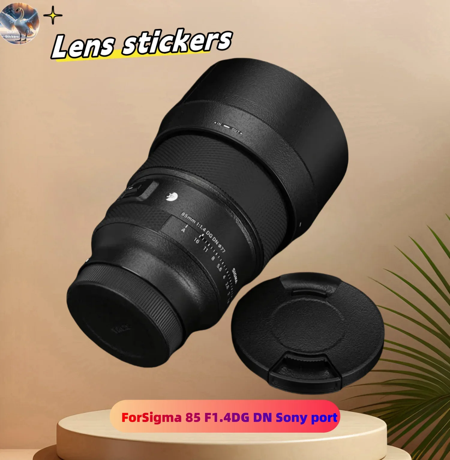 

for Sigma 85 F1.4DG DN Sony port Lens stickers, precision cut wear-resistant protective film, DIY skin