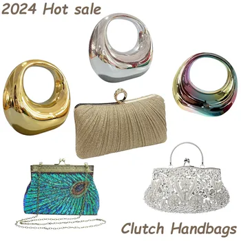 Lüks akrilik kadın çanta tasarımcı çantaları yüksek kalite moda kişilik çanta elbiseler bavul temizle plaj çantası kova