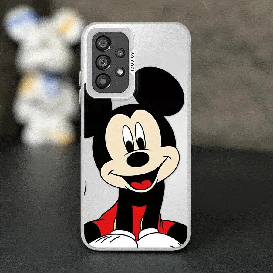 Disney Mickey Minnie Mouse Phone Case for Samsung Galaxy A15 A25 A16 5G A51 A52 4G A53 A54 A55 A71 A72 A73 Hard PC Cover