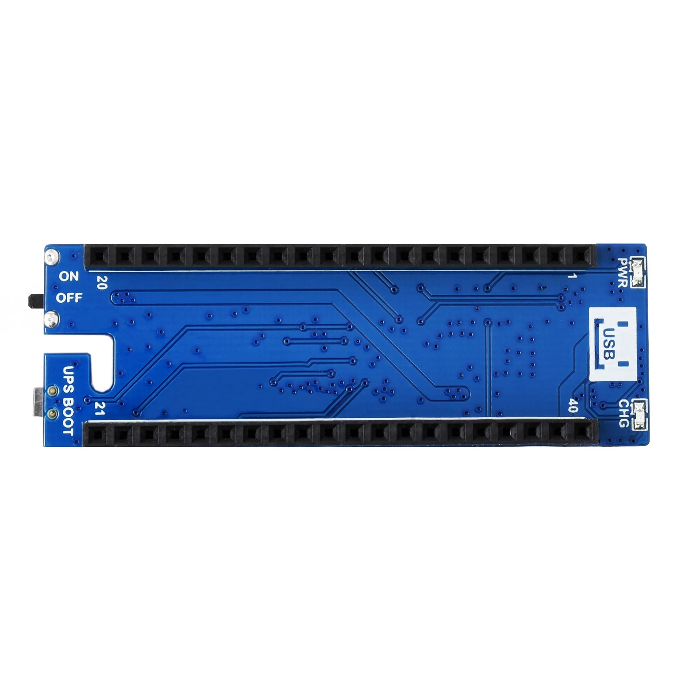 Placa de expansão de fonte de alimentação ininterrupta, módulo ups 5v chapéu com kit de bateria para rpi raspberry pi pico 2 w rp2040 rp2350