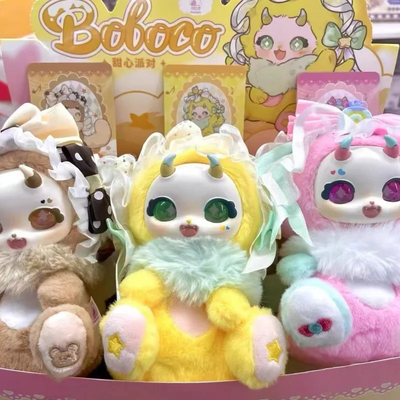 

Original Boboco Sweetheart Party Series Anime Figure Blind Box Collectible Model for Girls Heart-Shaped Bedroom Decor Kids Gifts