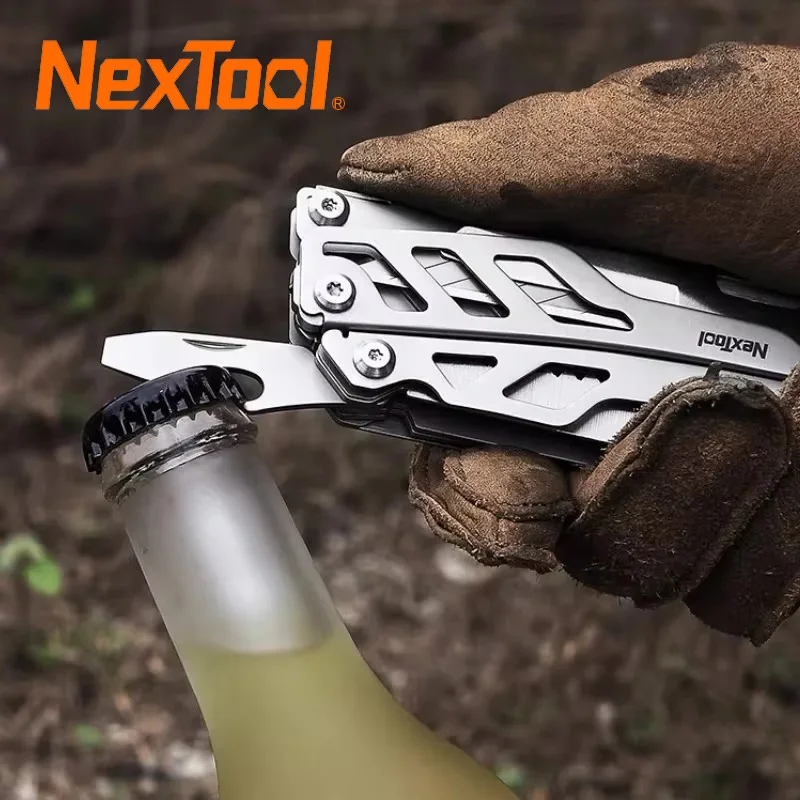 

Многофункциональные плоскогубцы NexTool Flagship Pro 16 в 1 со сменными лезвиями, складной нож, ножницы, инструменты для активного отдыха