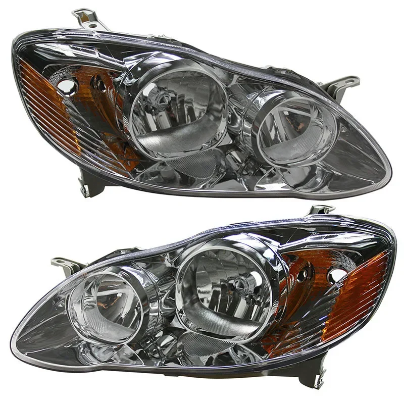 

Headlight Head Light for Toyota Corolla 2003 2004 2005 2006 2007 2008 Us Version