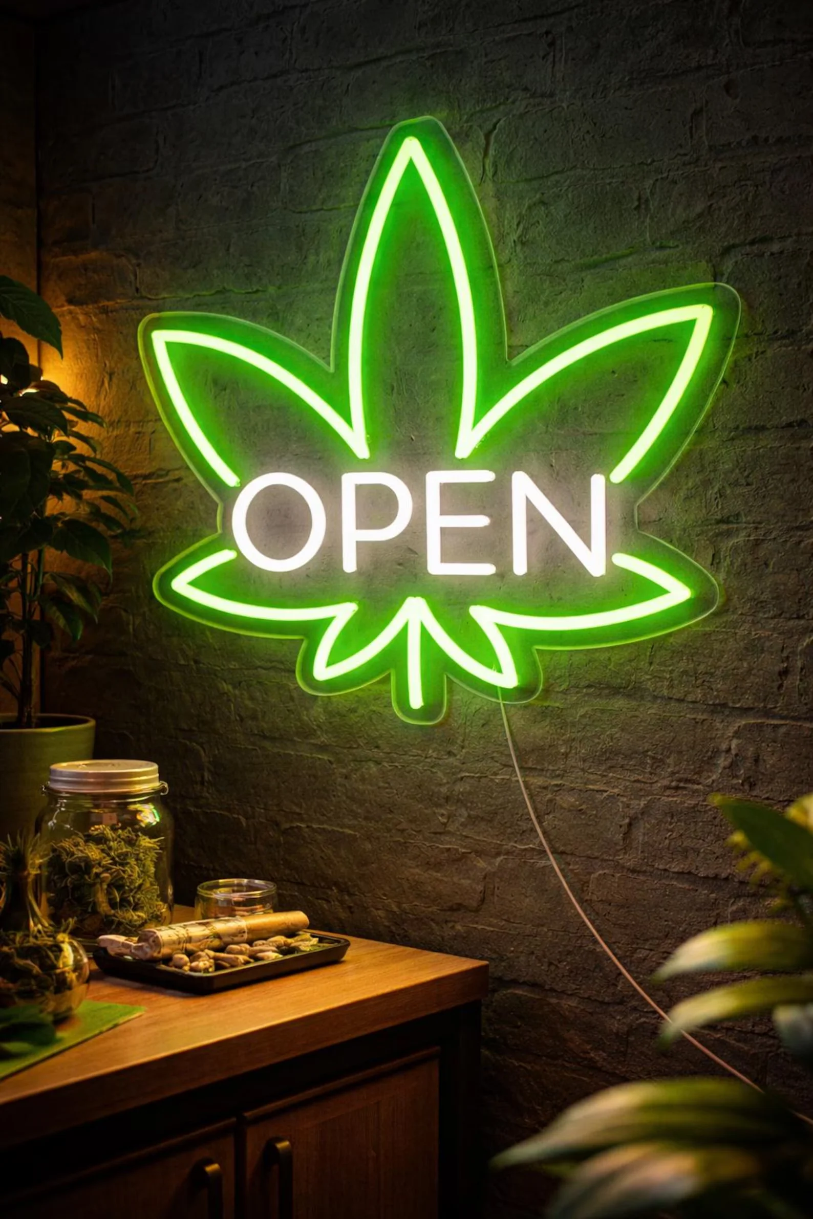 Open Neon Sign LED Light, Window Store Sign, Business Wall Decor for Shop Bar Cafe Restaurant