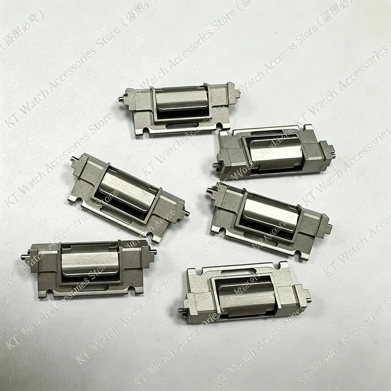 Stainless Steel Inserts End Adapter for Santos de Cartier S 27×34.5mm WSSA0082 W2SA0033 WGSA0107,Make Custom Leather RubberStrap