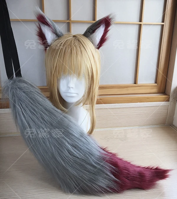 เกมArknights Texas Lapplandตุ๊กตาหูชุดหางอะนิเมะคอสเพลย์เครื่องแต่งกายฮาโลวีนParty Prop Headwearของขวัญวันเกิด