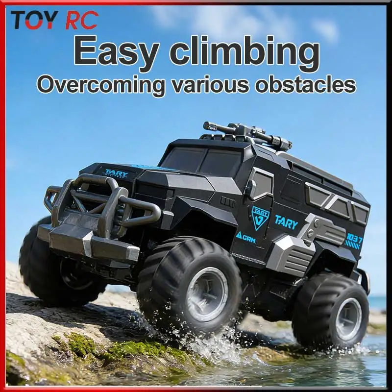 

Jjrc New Amphibious Remote-Controlled Armored Vehicle Waterproof Remote-Controlled Rotating Stunt Climbing Off-Road Vehicle