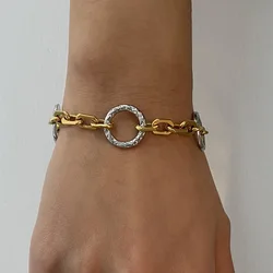 Yori High Quality Stainless Steel Handmade Chain Bracelet Necklace  Waterproof Texture Wrist Jewelry Exclusive Gift