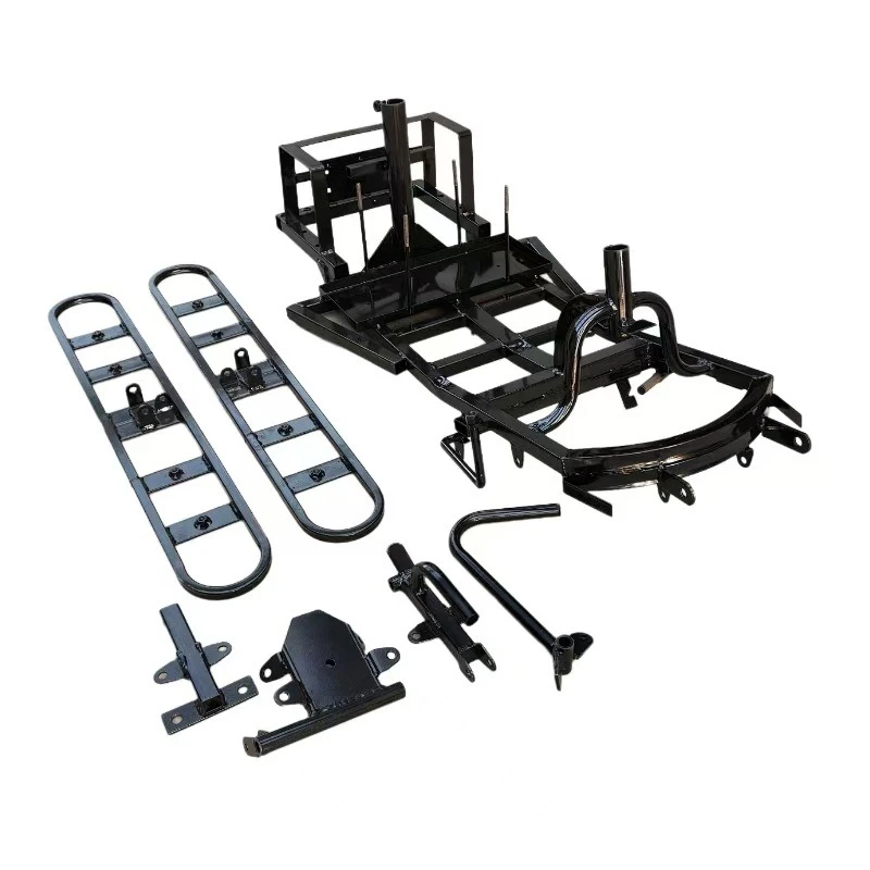 Electric dust cart Iron cart shelf Front and rear mop bracket Dust accessories Electric motorcycle tricycle