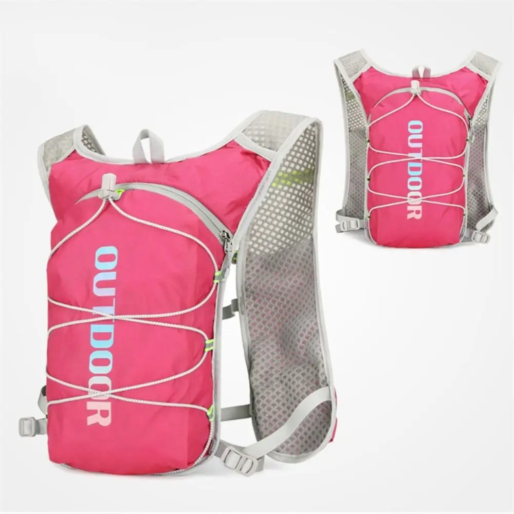 

Unisex Nylon Outdoor Climbing Backpack Waterproof Safety Reflective Cycling Daypack Breathable Ultra-light Hydration Backpack