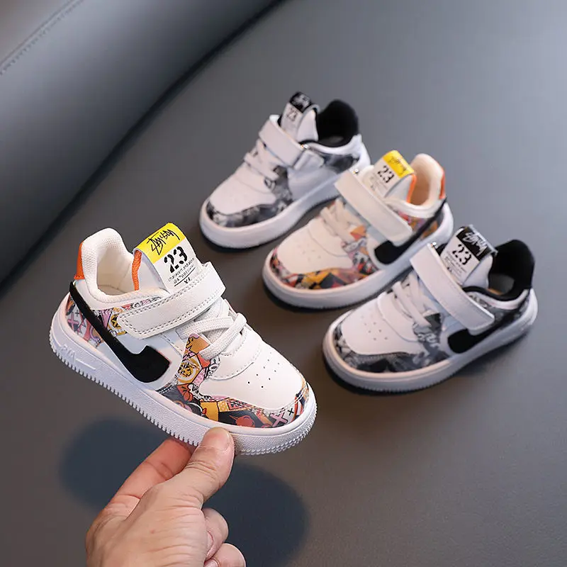 

Spring Autumn Children Breathable Anti-slip Wear-resistant Casual Shoes Girls Boys Soft Sole Toddler Shoes Fashion Sneakers