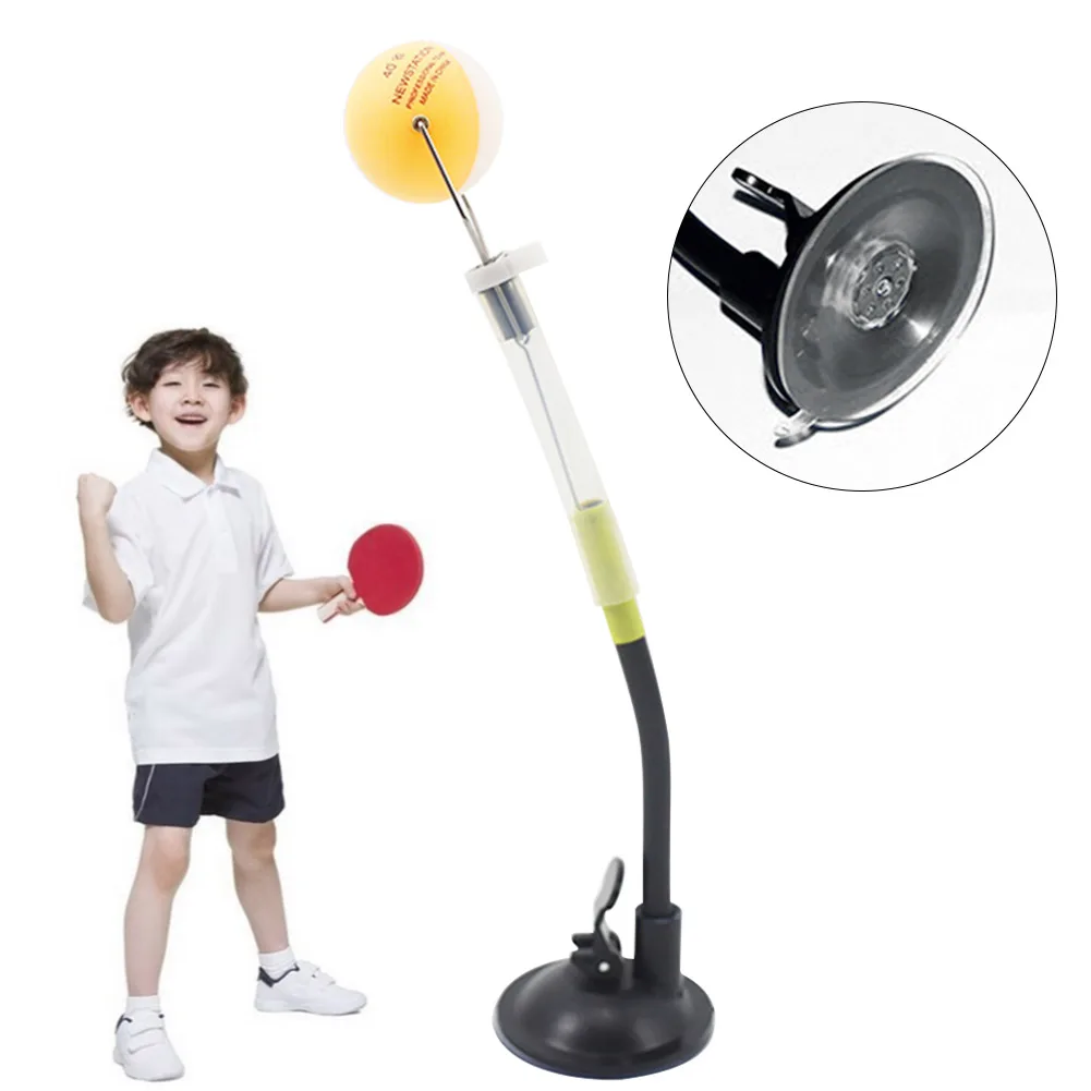 

Sucker Type Table Tennis Training Robot Ball Clip Training Machine Ping Pong Training Robot for Stroking Action Outdoor