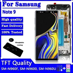 High Quality N960 For Samsung Note9 LCD Display Touch Screen Digitizer Assembly For Samsung Note 9 N960F N960U N9600 LCD Frame