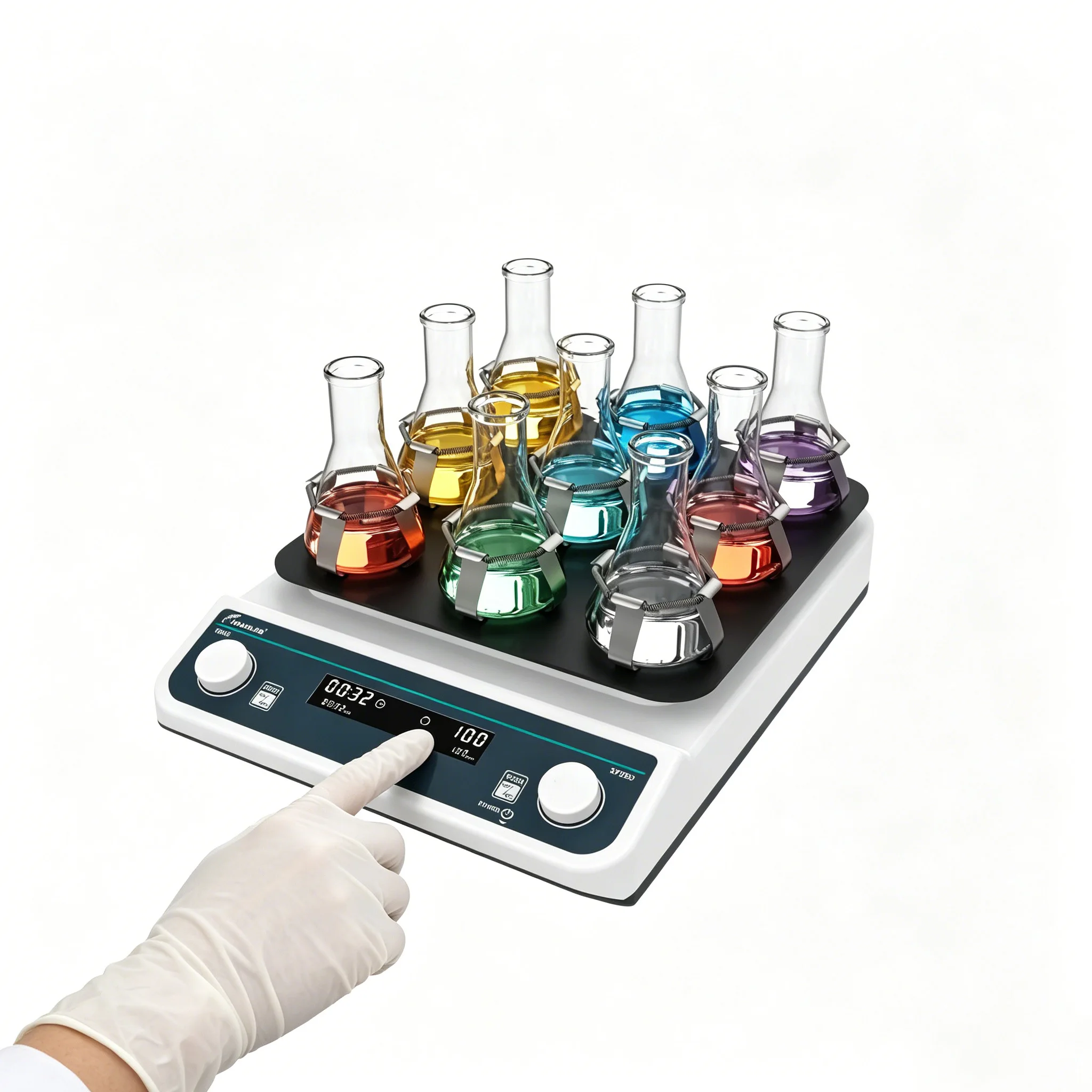 

Лабораторный осциллятор-шейкер JOANLAB, круговой осциллятор, 40~200 об/мин, круговой миксер, зажим для стаканов