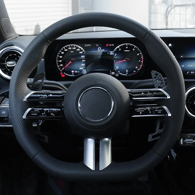 Customize Carbon Fiber Magnetic Shift Paddles Suitable For Mercedes Benz A-Class C-Class E-Class AMG Dragonfly Steering Wheel