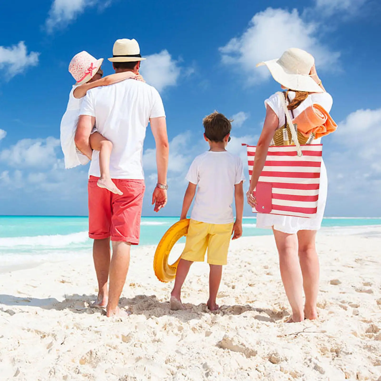 

Сумка-холодильник для пляжного вина, портативная термосумка-тоут, дорожная сумка-холодильник для пикника, сумка для вина, подкладка из алюминиевой фольги, пляжная сумка для вина