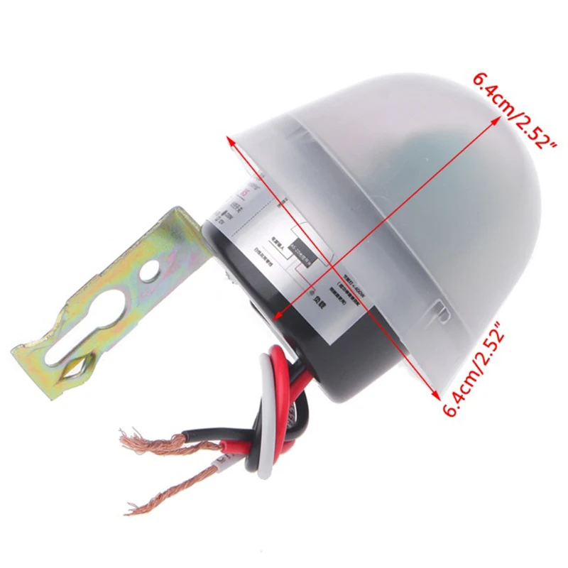 Automatic Auto On Off Photocell Street Light Lamp Switch C AC 220V 50-60Hz 10A Photo Control Photoswitch Sensor Switch