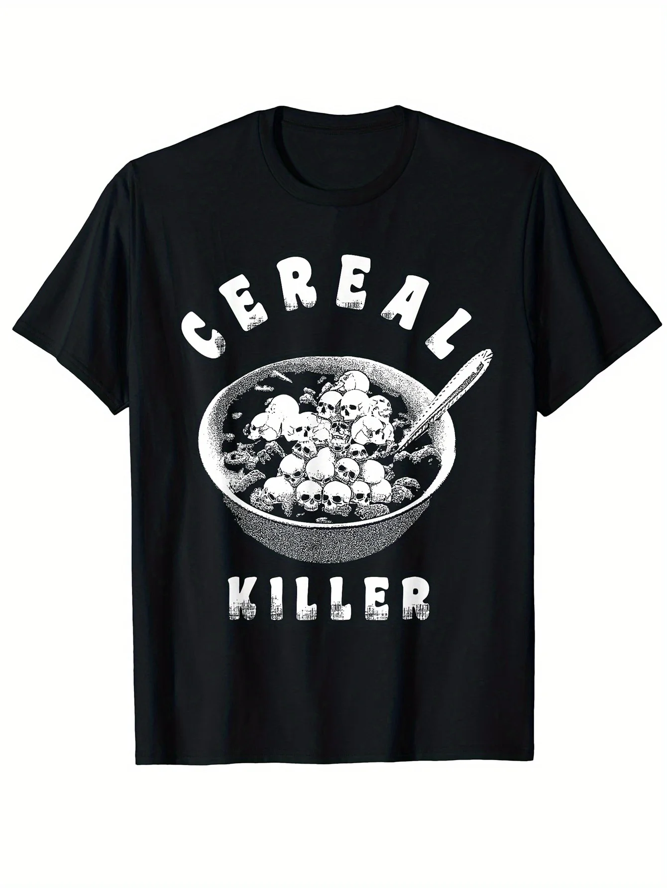 

Men's "Cereal Killer" Graphic T-Shirt - Funny Gothic