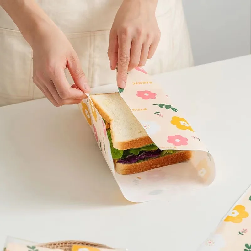 25/50/100Pcs Deli Paper, Grease-Proof Parchment Paper Basket Liners, Food Wrappers for Sandwich, Chip, Burger & Fries