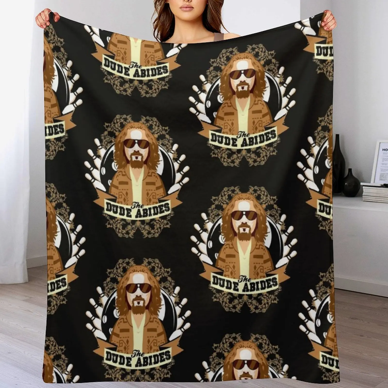 The Dude-Lebowski Throw Blanket Soft Big for babies Softest Blankets